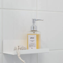 Favio kahepoolse teibiga duširiiul valge 20 cm