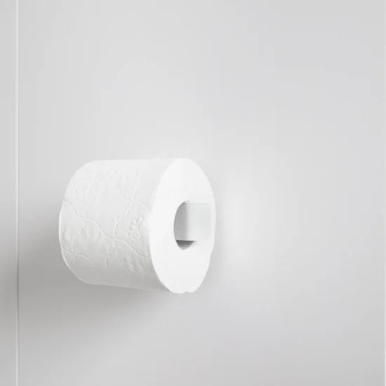 WC-paberihoidja Hoolio seinale minimalistlik matt valge