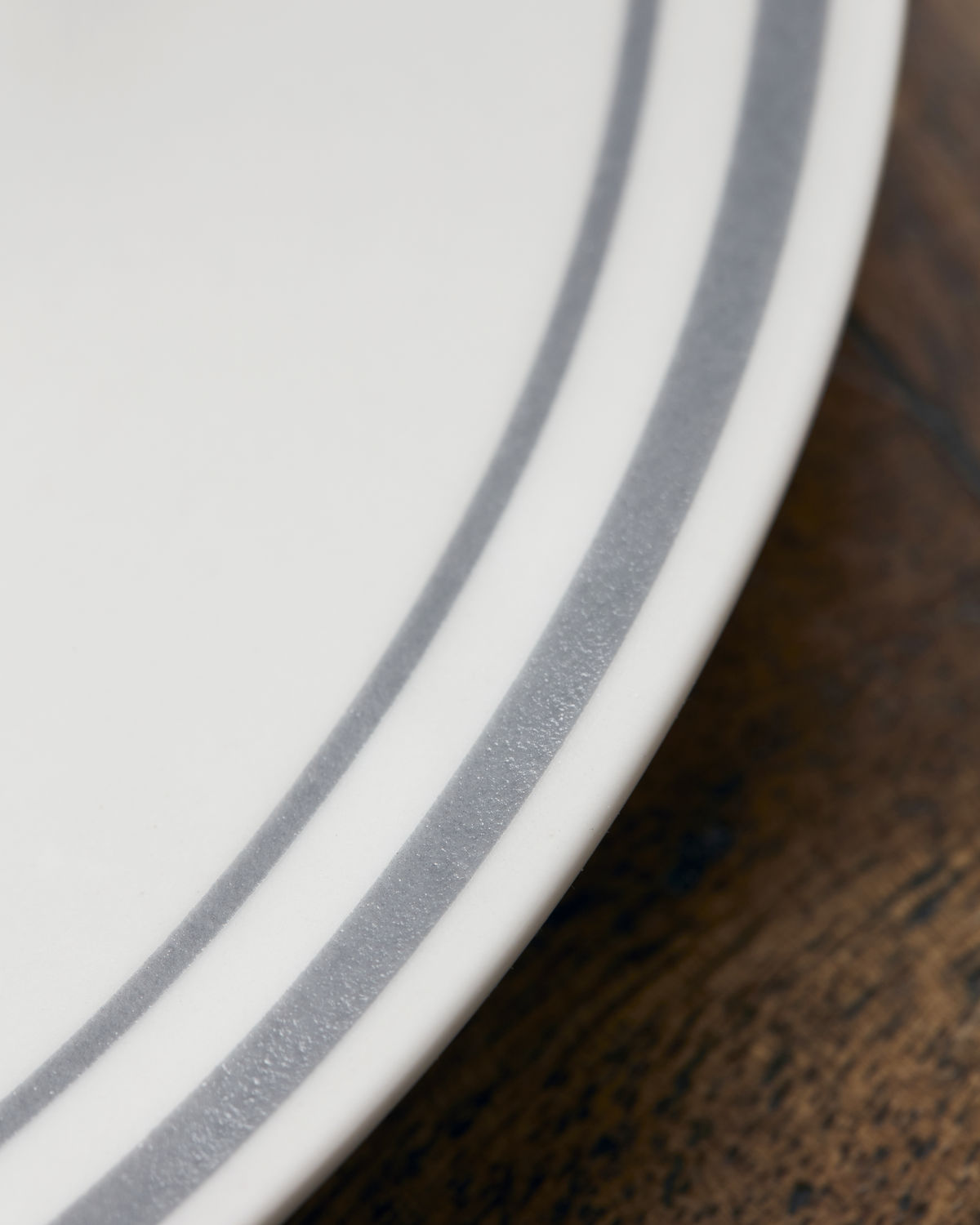Serving dish 29cm Bistro – grey stripe
