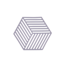 Silikoonist kuumaalus Hexagon lavendel