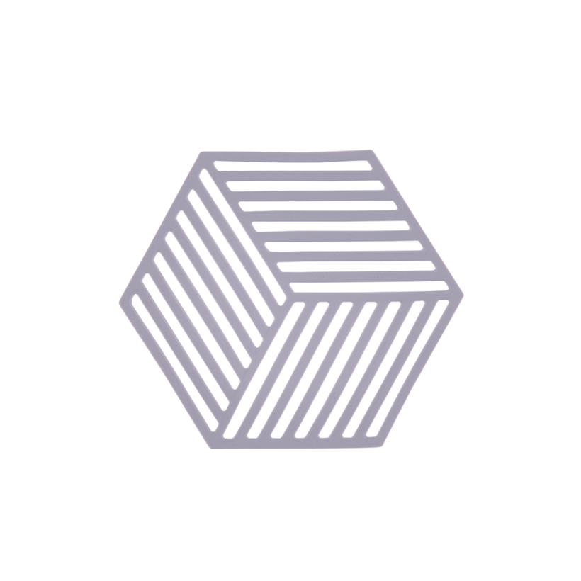 Silikoonist kuumaalus Hexagon lavendel